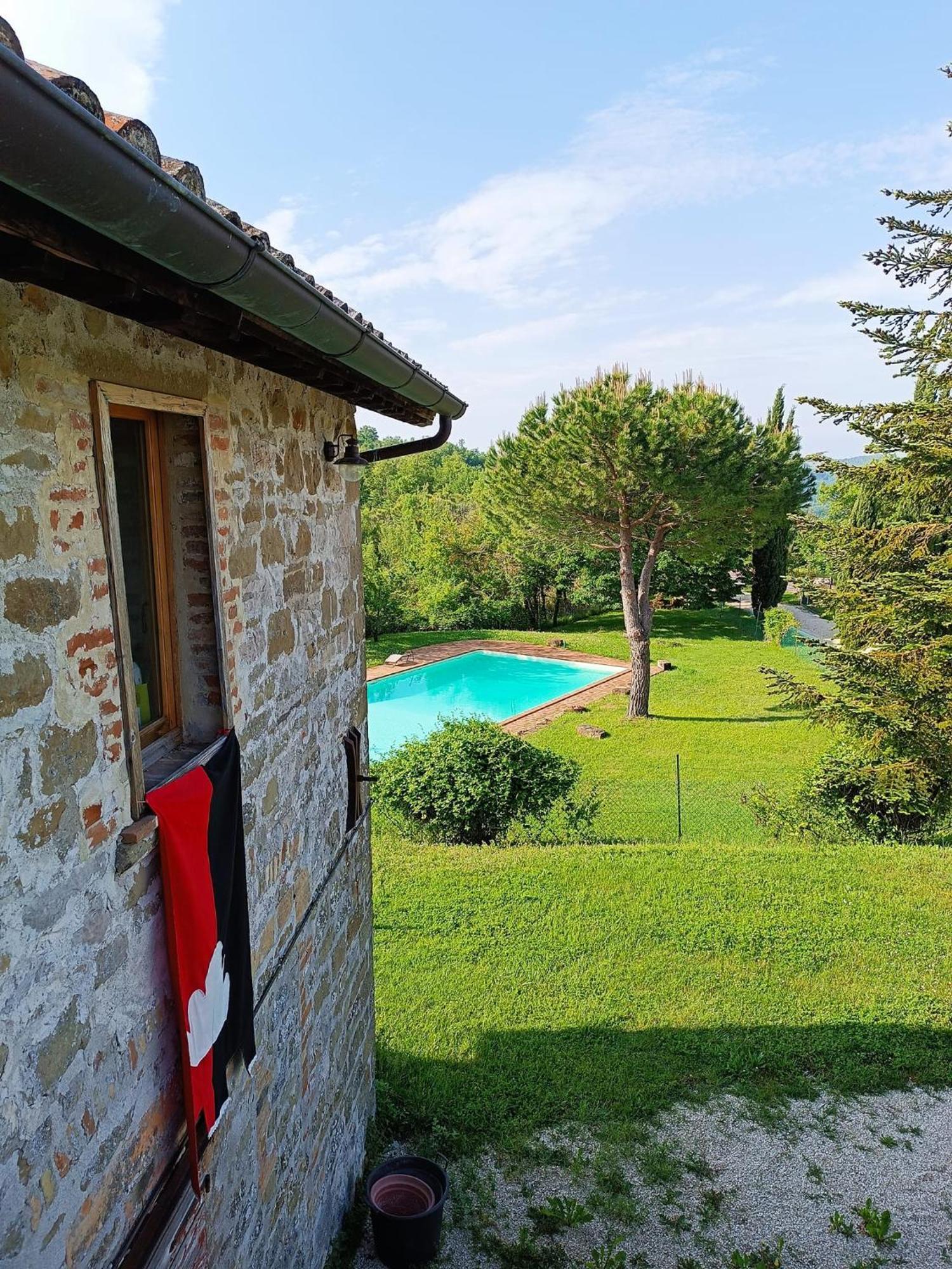 Villa La Brocca Di Valdichiascio Gubbio Exterior foto